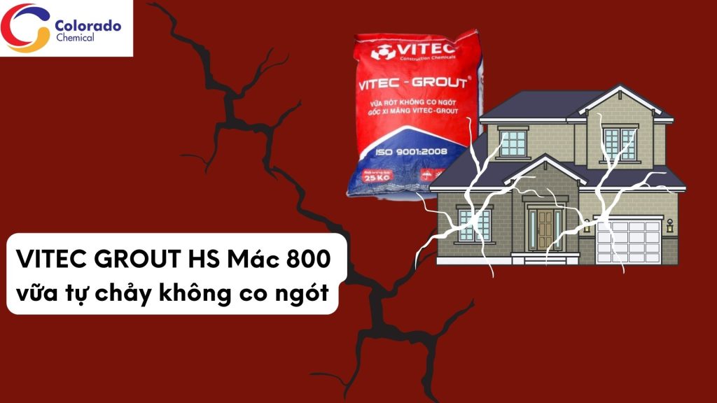 Loại bỏ hoàn toàn vết nứt bê tông với vật liệu chất lượng cao