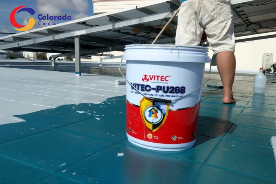 Khả Năng Thoát Hơi Nước Vitec PU 268 Chống Thấm Cho Tường Ngoài