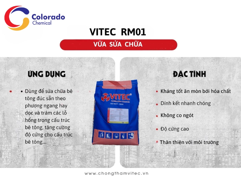 Sử dụng các loại vữa sửa chữa hay các vật liệu khác chống thấm cho tường ngoài