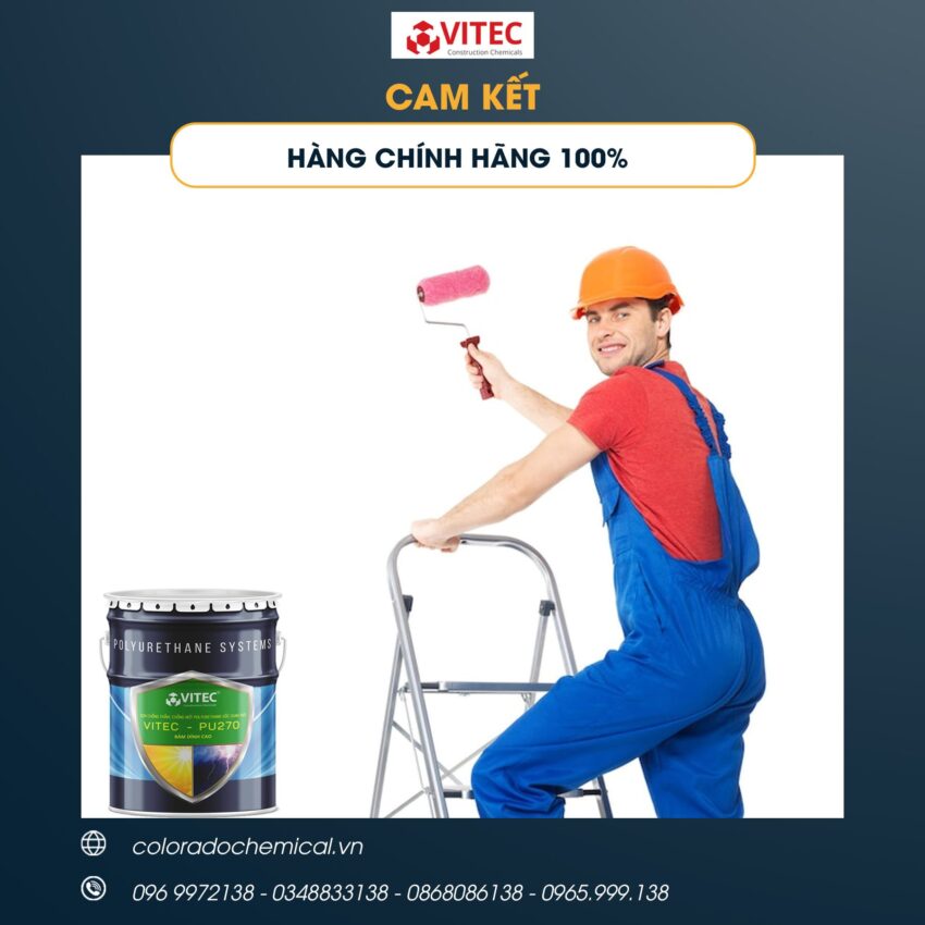 sơn chống thấm vitec, sơn chính hãng, sơn chống thấm, sơn cao cấp