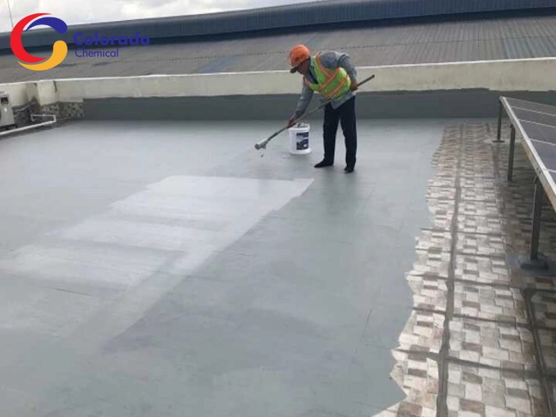 Hướng dẫn thi công chống thấm sân thượng bị nứt