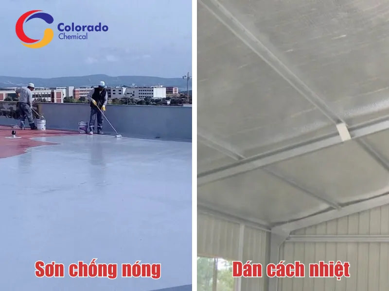 So sánh cơ chế hoạt động của sơn chống nóng và dán cách nhiệt