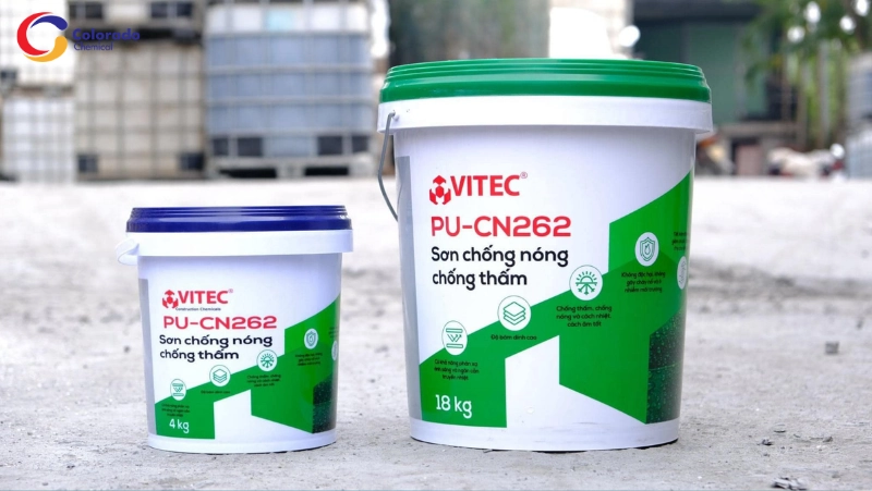 VITEC PU-CN262 – Hệ thống sơn phản xạ nhiệt và chống thấm chuyên dụng