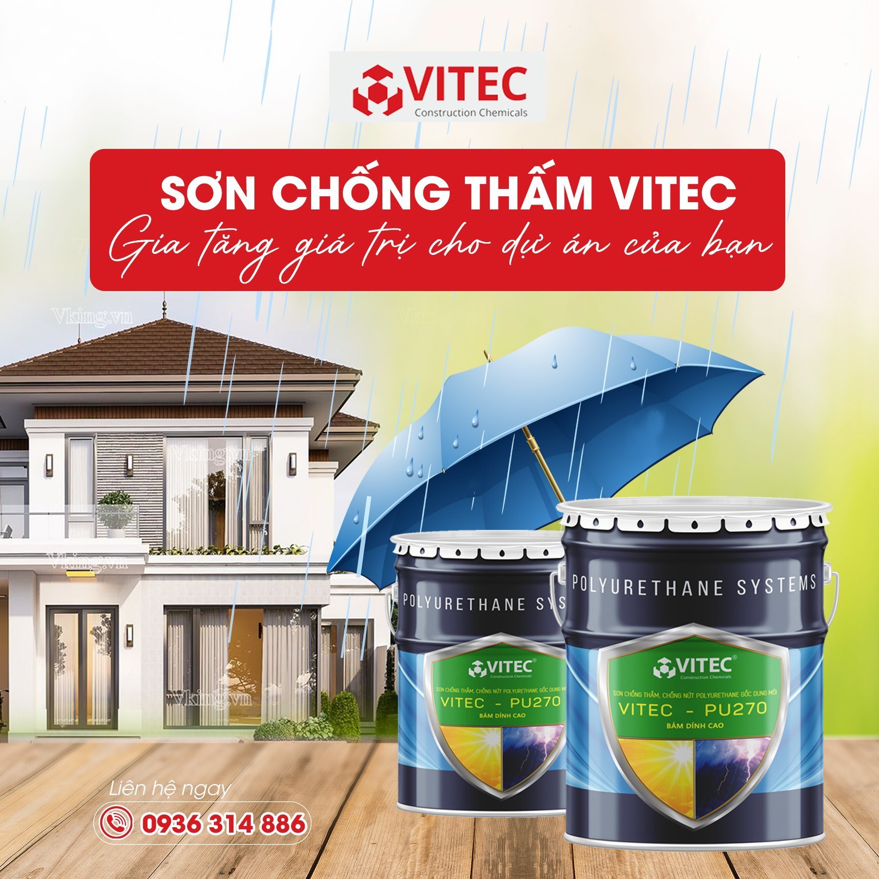 ngăn chặn thấm nước cho công trình