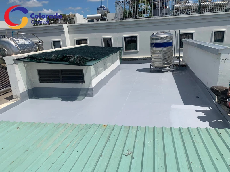 xử lý tường nứt bằng Vitec PU 268