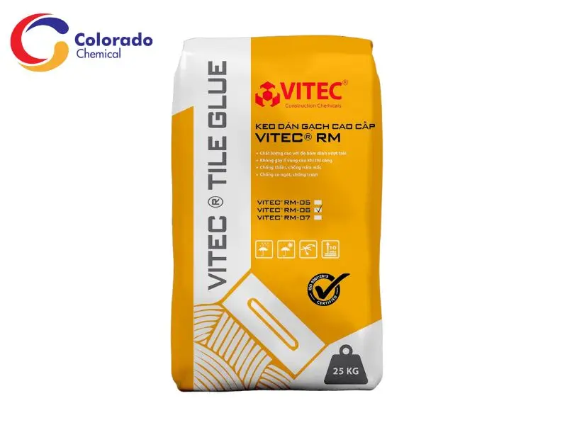 Keo dán gạch Vitect RM-06 - Chất kết dính xi măng polyme