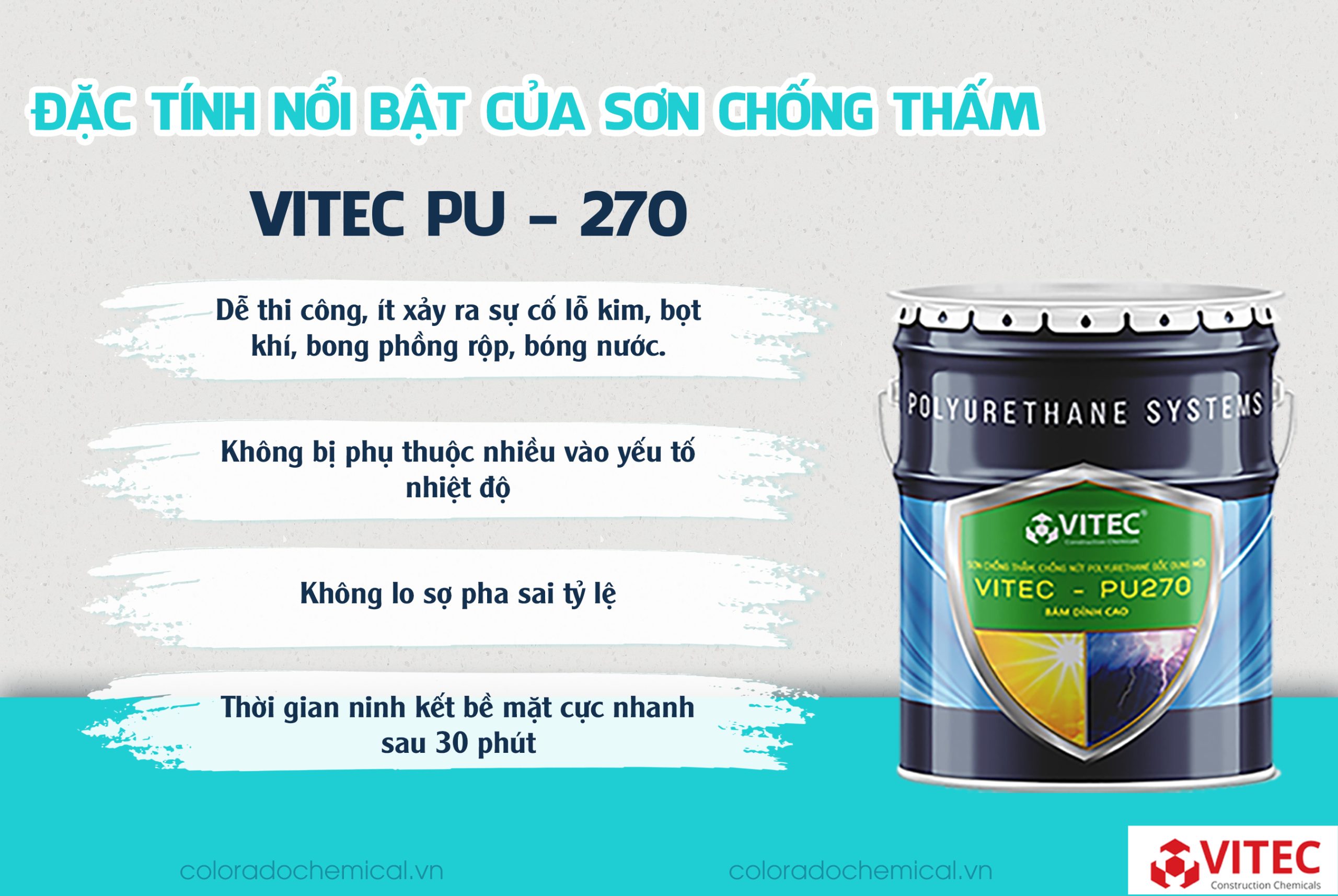 sơn chống thấm VITEC PU 270