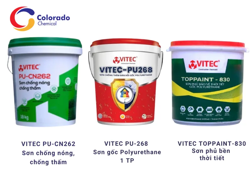Các dòng sản phẩm sơn chống nóng và bảo vệ bề mặt hàng đầu từ VITEC