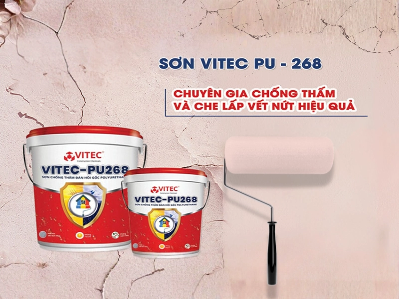 Cơ chế của Vitec PU 268 khi sử dụng cho tường nứt