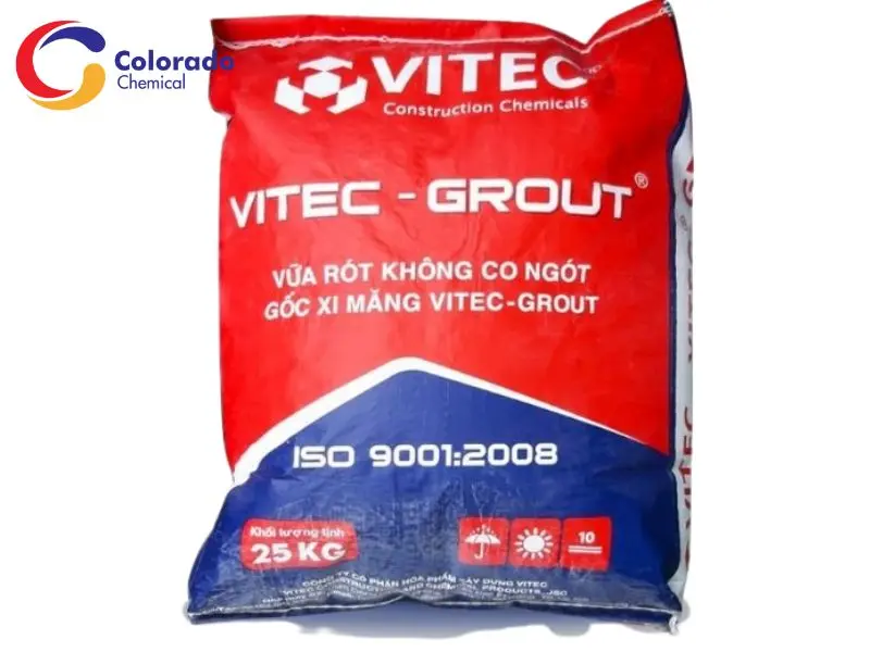 VITEC GROUT-HS Mác 800 – Vữa tự chảy không co ngót