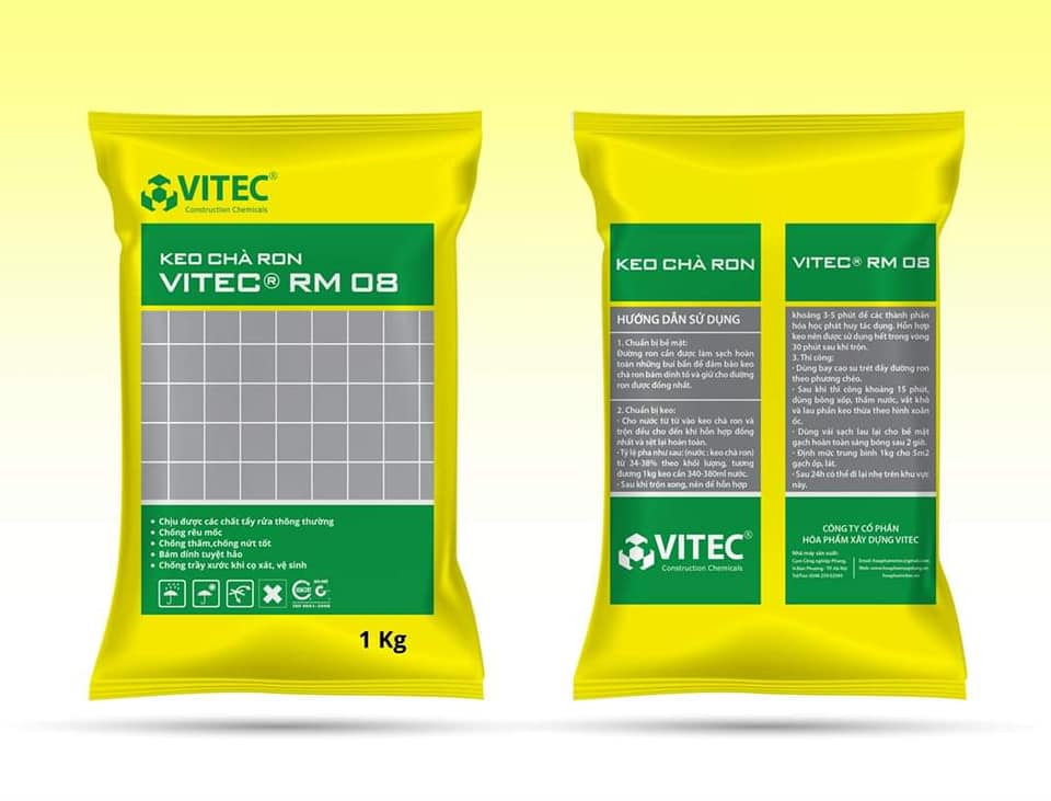 VITEC RM-08: Keo Miết Mạch Mịn C1 – Giải Pháp Hoàn Hảo Cho Thi Công Ốp Lát