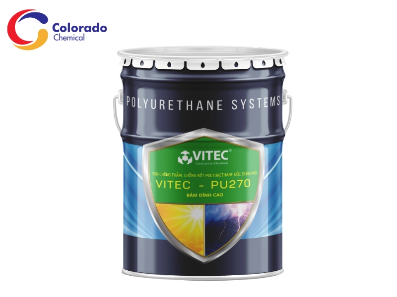 chống thấm sân thượng bằng Vitec PU 270