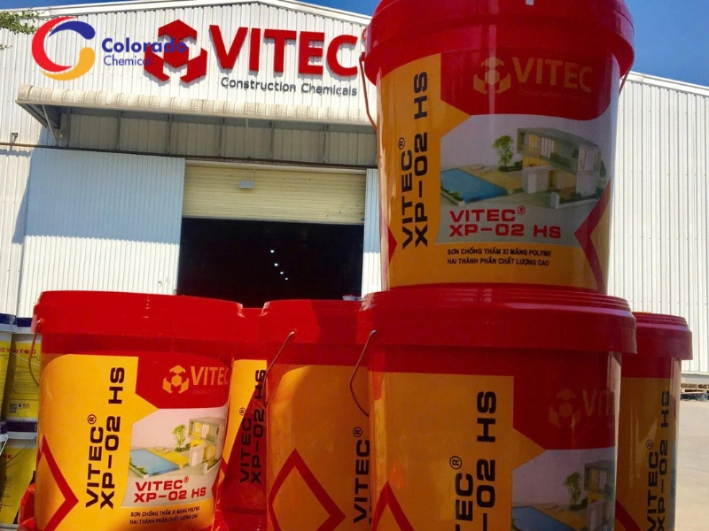 Lớp phủ chống thấm xi măng VITEC XP02 HS
