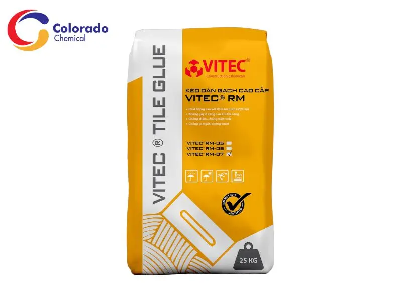 Keo dán gạch Vitec RM-07- Chất kết dính xi măng polyme