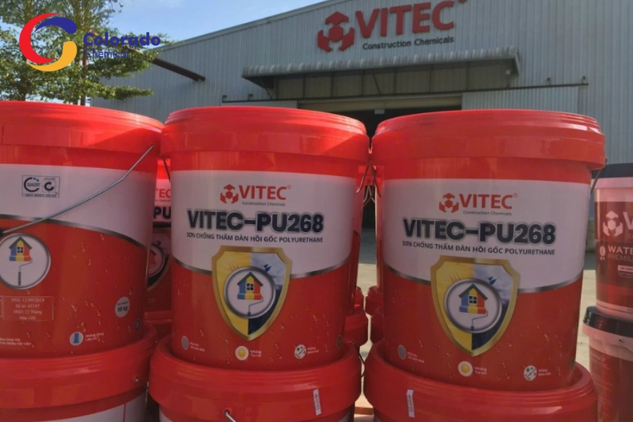 Sơn Chống Thấm Vitec PU 268 Không Mùi: Giải Pháp Tối Ưu Cho Tường Ngoài Bền Vững