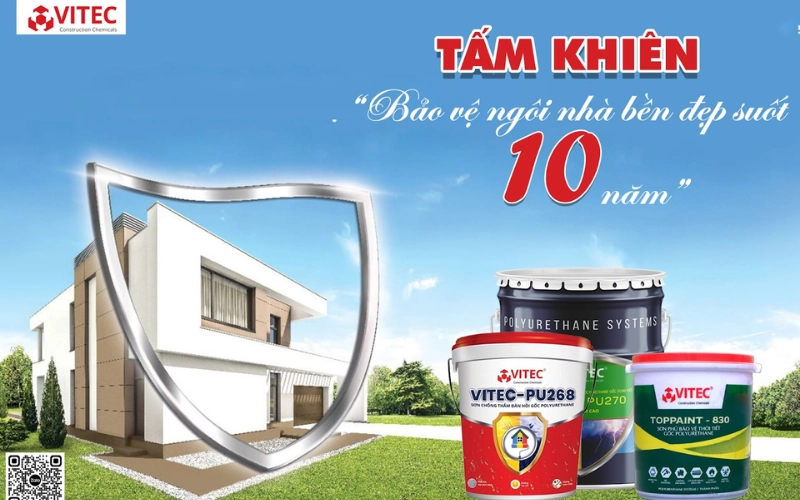 Chọn hệ sơn chống thấm phù hợp Vitec