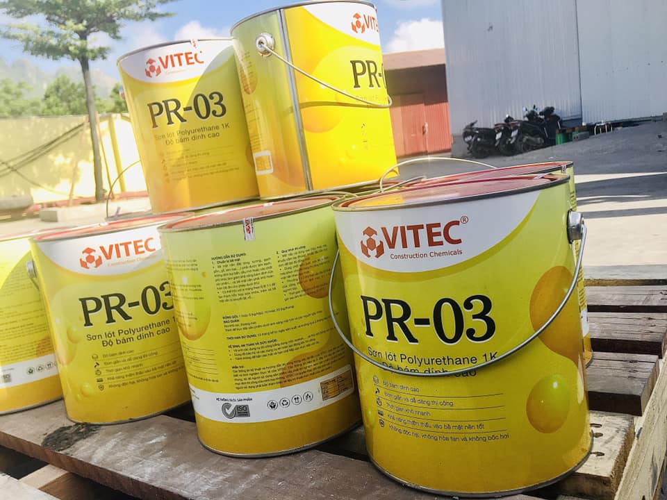 VITEC PR-03: Sơn lót Polyurethane 1K  Chìa Khóa Cho Bề Mặt Bê Tông Chống Thấm Tối Ưu