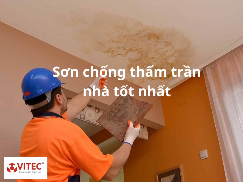 Sơn chống thấm trần nhà chất lượng và hiệu quả tốt nhất hiện nay