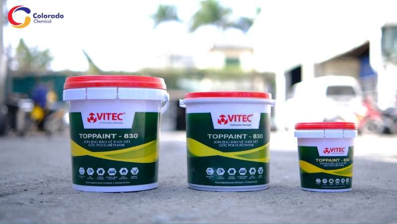 VITEC TOPPAINT-830 – Lớp phủ bảo vệ bền màu, kháng UV
