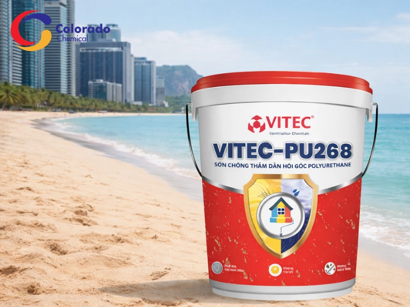 Vitec PU 268 bảo vệ bê tông vùng biển hiệu quả
