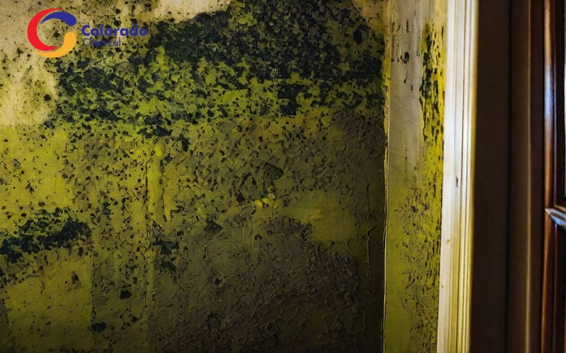 Bào tử nấm mốc tạo vệt vàng, nâu